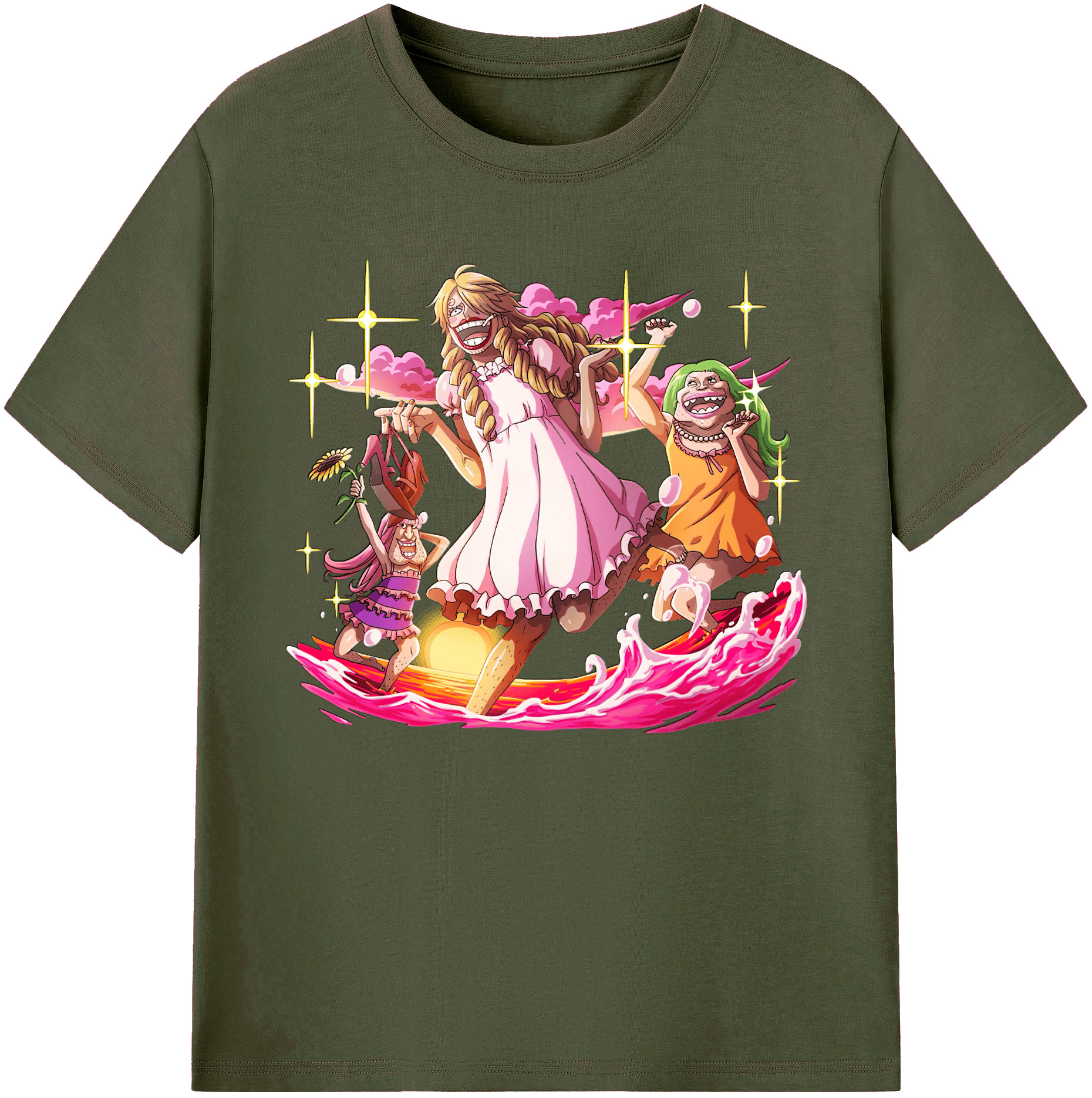 （画像用） ワンピース サンジ ONE PIECE Sanji 綿100％ メンズ半袖Tシャツ｜肌触りやわらか＆通気性